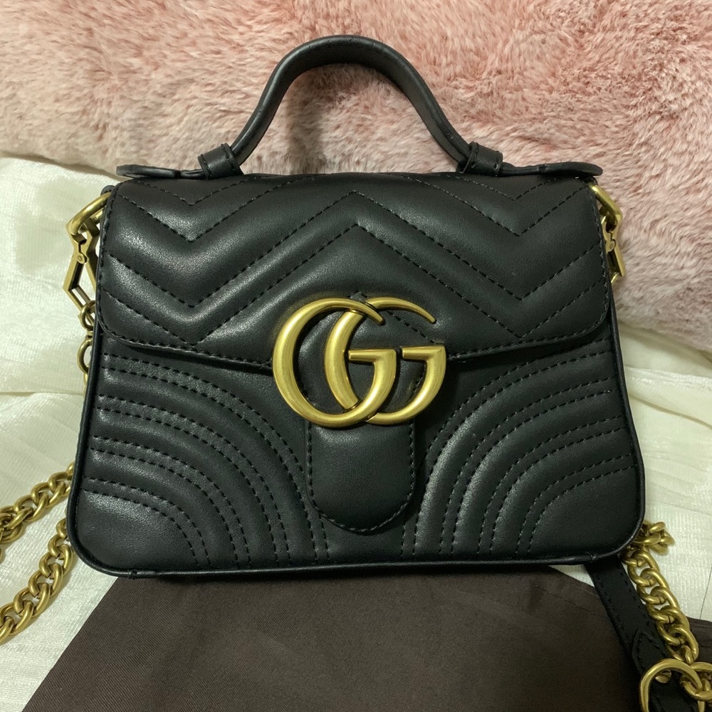 π Sold π Gucci marmont mini top handle bag - Picture 1 of 11